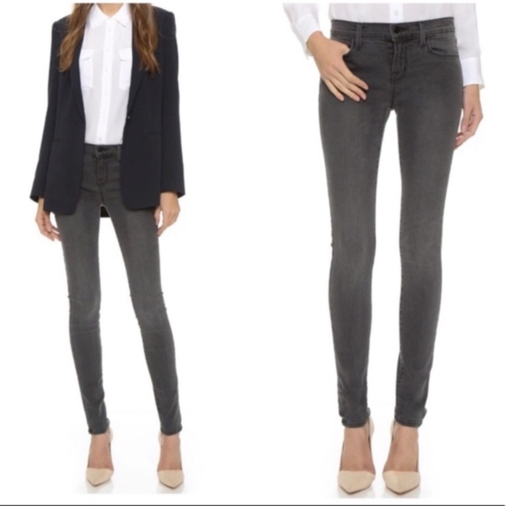 J Brand Skinny leg jeans in Dare gray